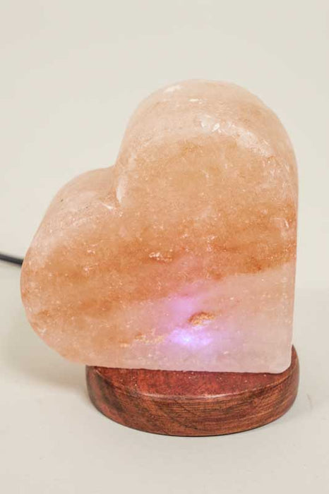Lampe de sel cœur USB