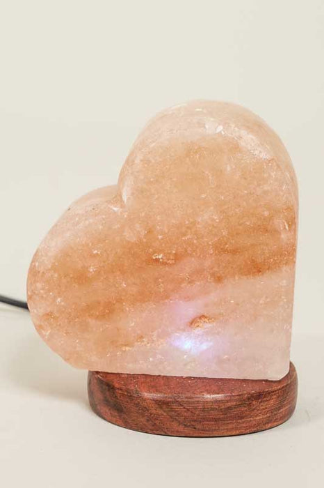 Lampe de sel cœur USB