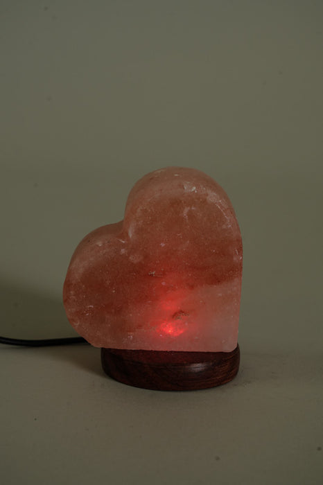 Lampe de sel cœur USB