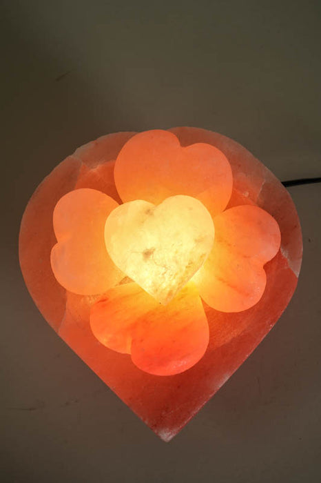 Lampe de sel Cœur Bol