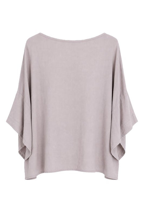 Top Viskose mit Kette sandfarben - One Size