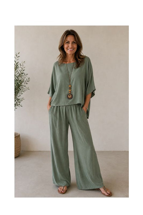 Hose Viskose khaki - One Size