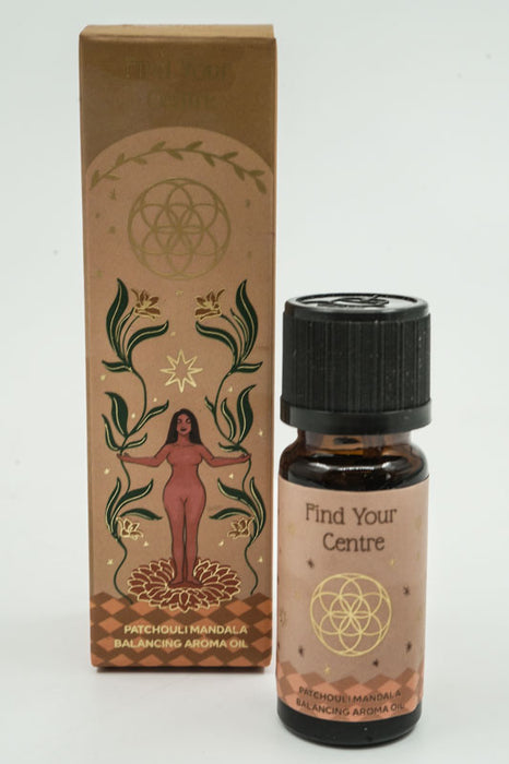 Aroma Öl "Find your Centre" - Patchouli Mandala - Balancing Oil - 10 ml
