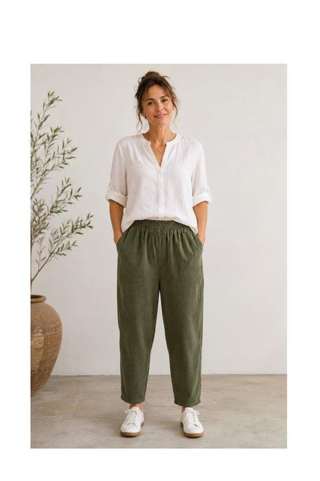 Cordhose khaki - One Size