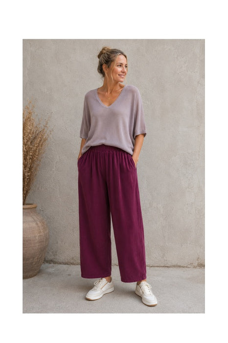 Cordhose bordeaux - One Size