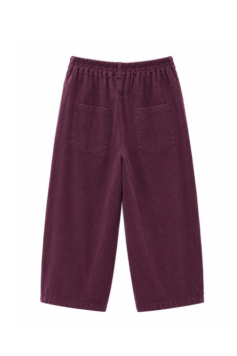 Corduroy trousers burgundy - One Size