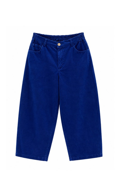 Corduroy trousers royal blue - One Size