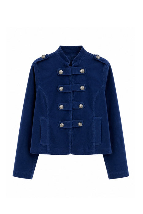 Cord jacket royal blue - One Size