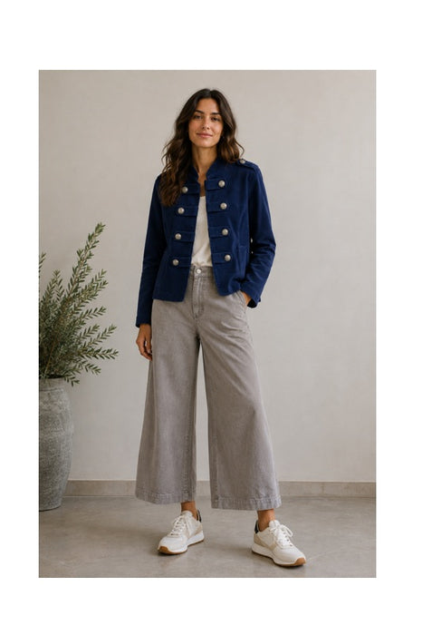 Cord jacket royal blue - One Size