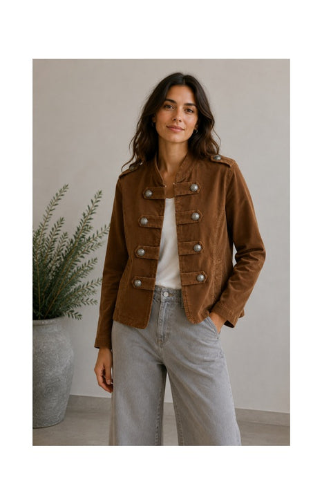 Corduroy jacket cognac - One Size