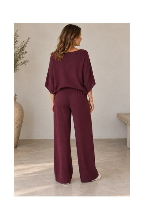 Hose Viskose/Nylon/Polyester bordeaux - One Size