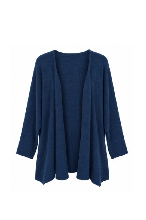 Strickjacke Viskose/Nylon/Polyester navy - One Size