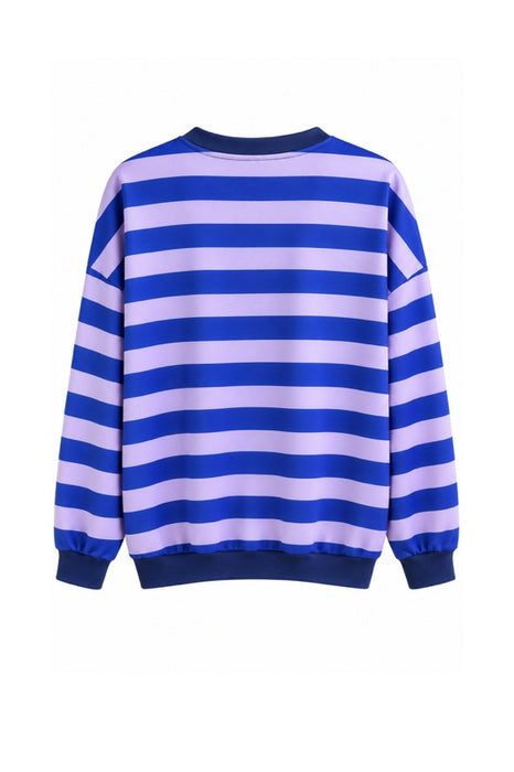 Pull rayé ICONIC avec girafe - Polyester/Viscose/Élasthanne - Taille unique