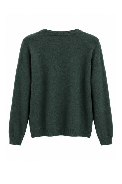 Khaki long-sleeve sweater - One Size
