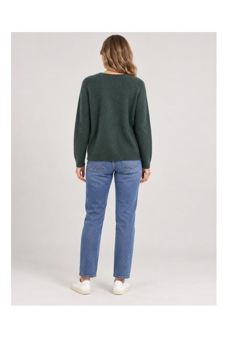 Khaki long-sleeve sweater - One Size