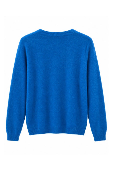 Pull en maille à manches longues pétrole - Taille unique