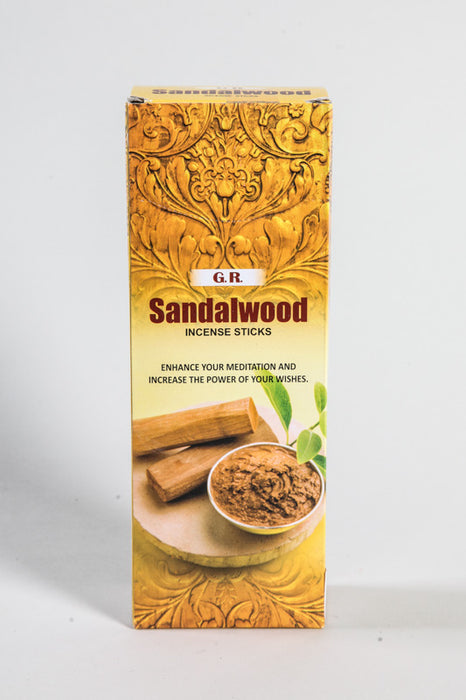 Räucherstäbchen (6er Packung) - HEXAGON Sandalwood (Sandelholz) 20 gr.