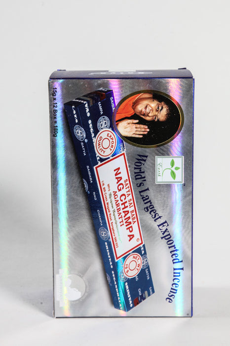 Räucherstäbchen (12er Packung) - SATYA Nag Champa 15 gr.