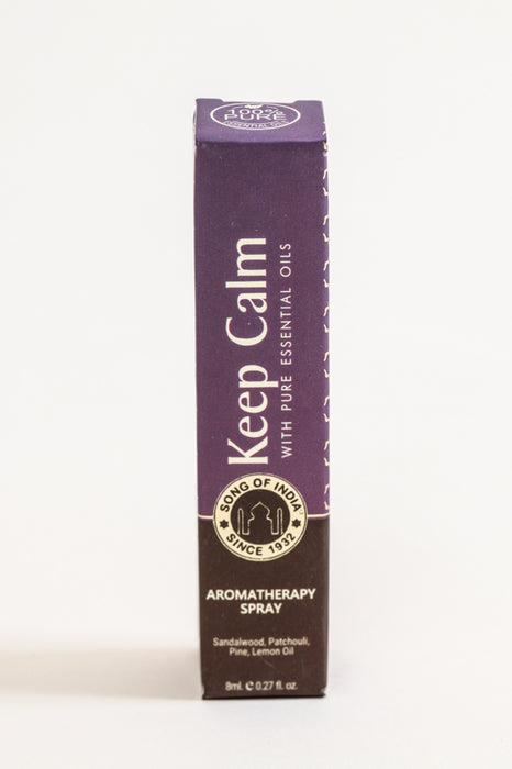 Aromaspray Keep Calm - Duftnote: Sandelholz, Patchouli, Zitrone und Kiefernholz, 8 ml
