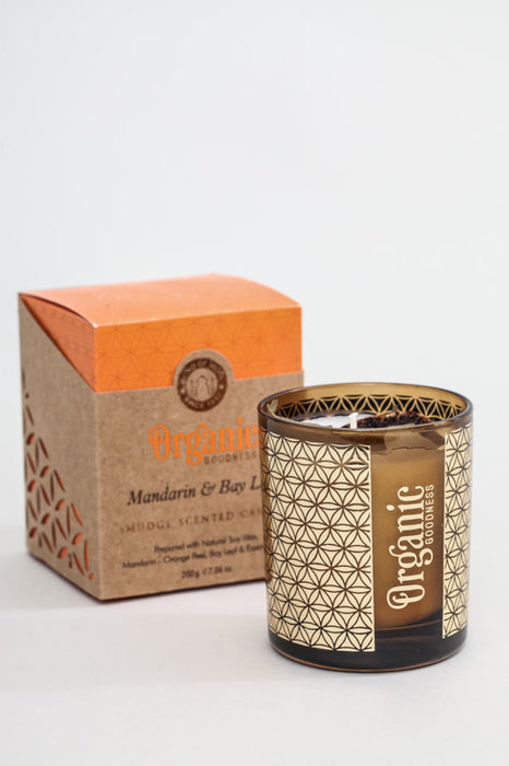 Duftkerze im Glas Organic Mandarine & Bay Leaf