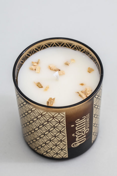 Duftkerze im Glas Organic Palo Santo & Cedar