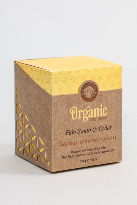 Duftkerze im Glas Organic Palo Santo & Cedar