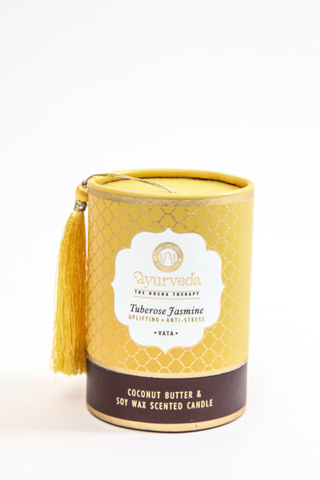 Ayurveda scented candle in glass VATA - Tuberose Jasmine