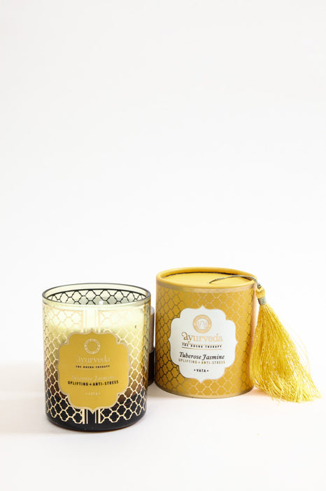 Ayurveda Duftkerze im Glas VATA - Tuberose Jasmine