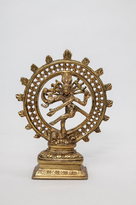 Natraj Statue Brass 20 cm