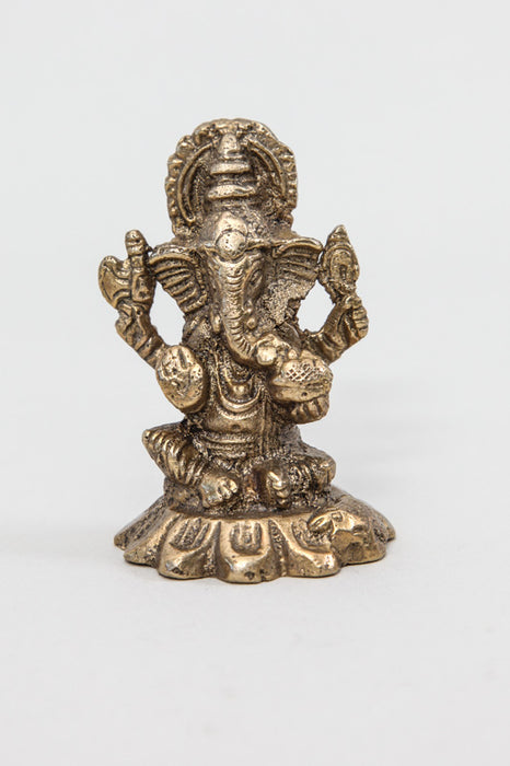 Ganesh Statue Messing 6 cm