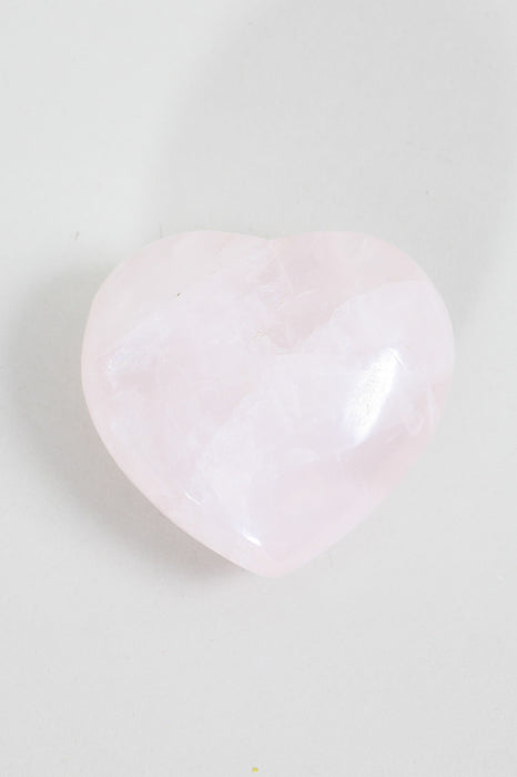 Lucky Stone Heart Rose Quartz