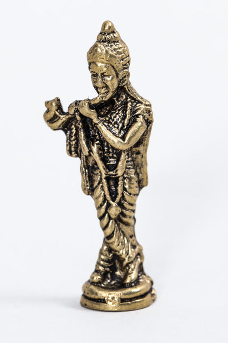 Brass figure Krishna