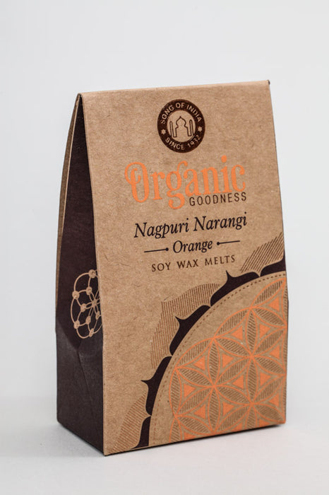 Soya Wachs Organic Nagpuri Narangi - Orange, 40 gr