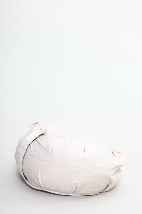 Meditation cushion half moon beige