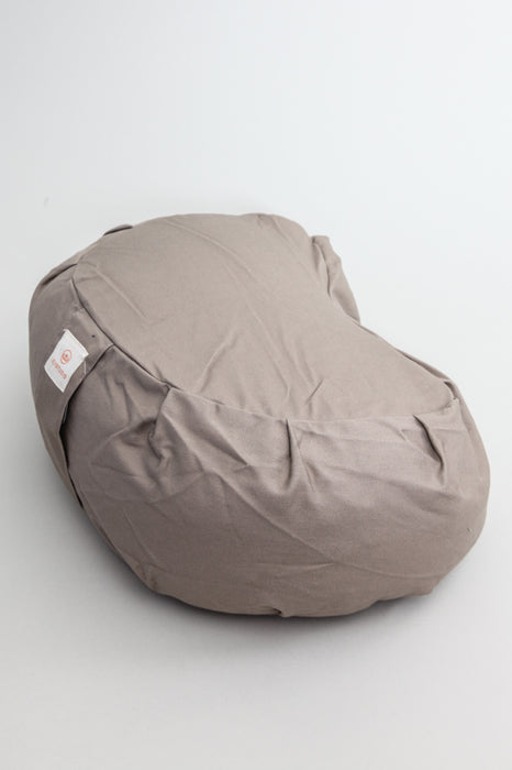 Meditation cushion half moon taupe