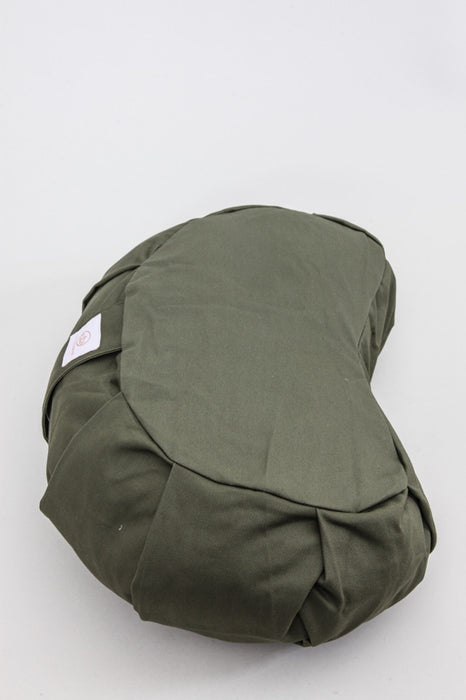 Meditation cushion half moon khaki