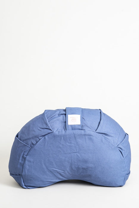 Coussin de méditation demi-lune lilas