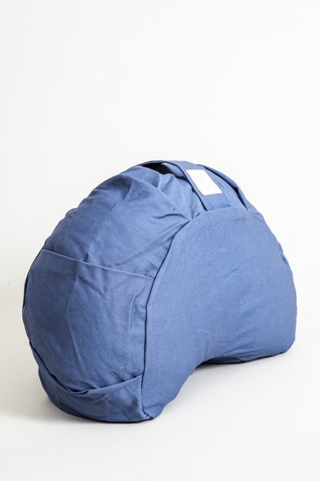 Coussin de méditation demi-lune lilas