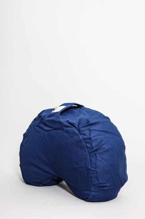 Meditation cushion half moon dark blue