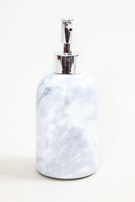 Soap dispenser marble grey 8 x 10 cm