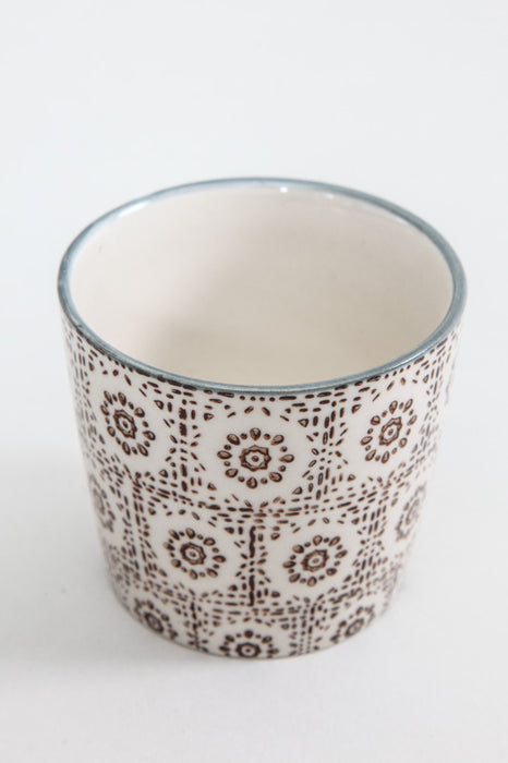 Teetasse gemustert 8 x 7 cm