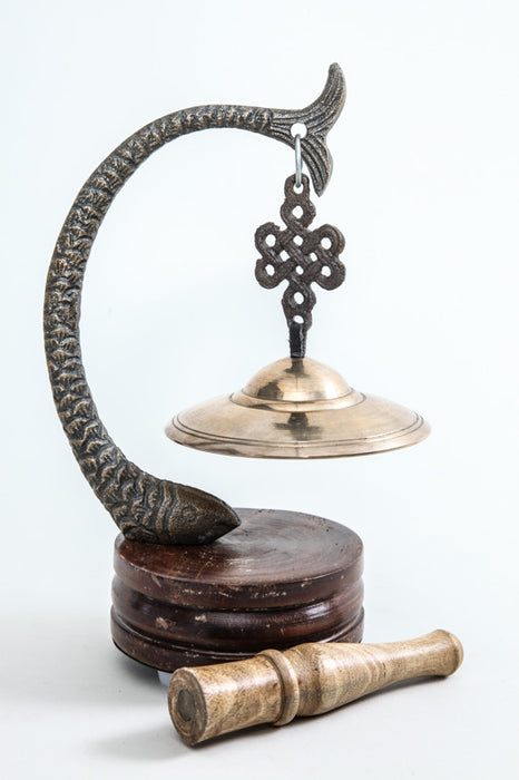 Cymbales de table avec battant 24 cm