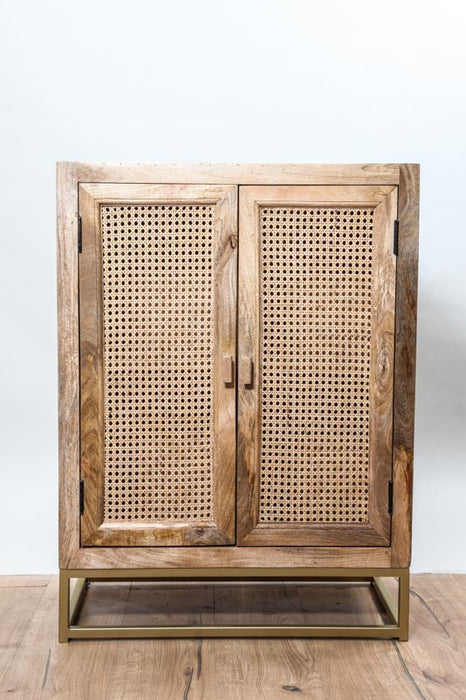 Commode à 2 portes 70 x 35,5 x 95 cm