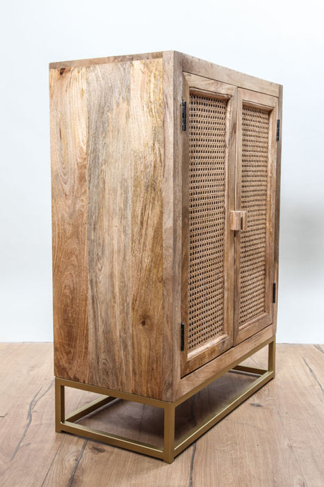 Commode à 2 portes 70 x 35,5 x 95 cm