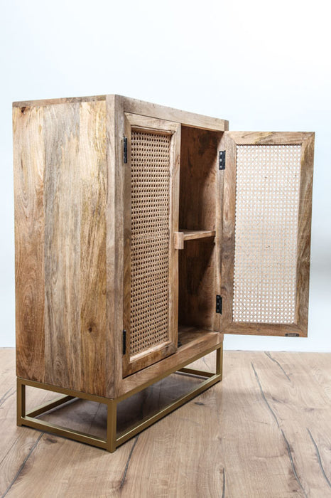 Commode à 2 portes 70 x 35,5 x 95 cm