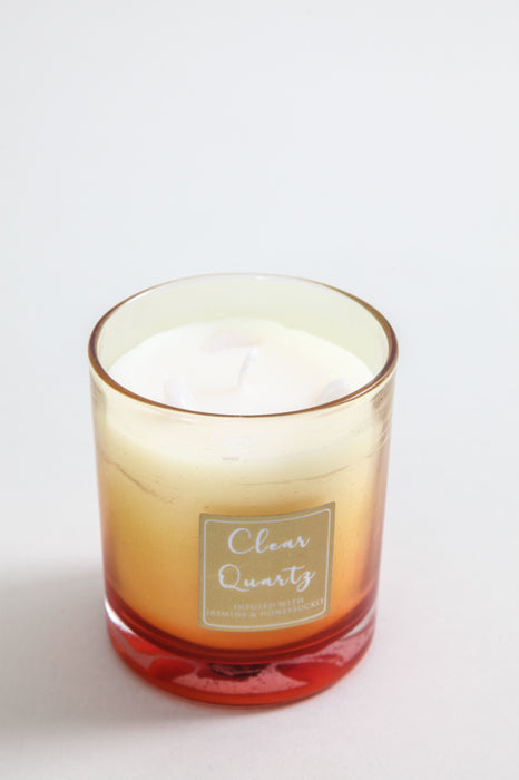 Scented candle in glass "Clear Quartz" 200 gr