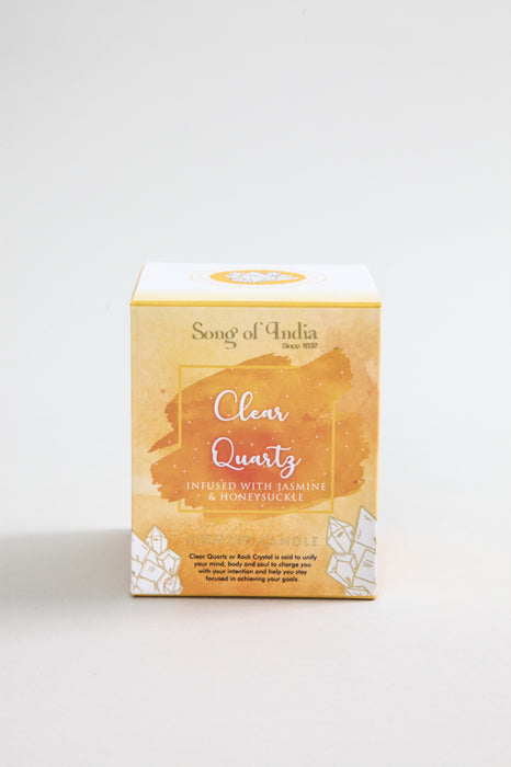 Scented candle in glass "Clear Quartz" 200 gr