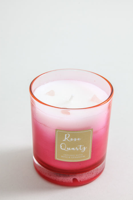 Duftkerze im Glas "Rose Quartz" 200gr