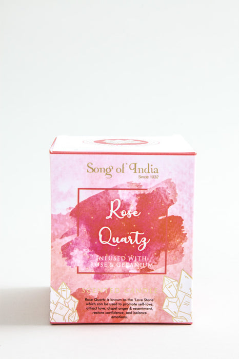 Duftkerze im Glas "Rose Quartz" 200gr