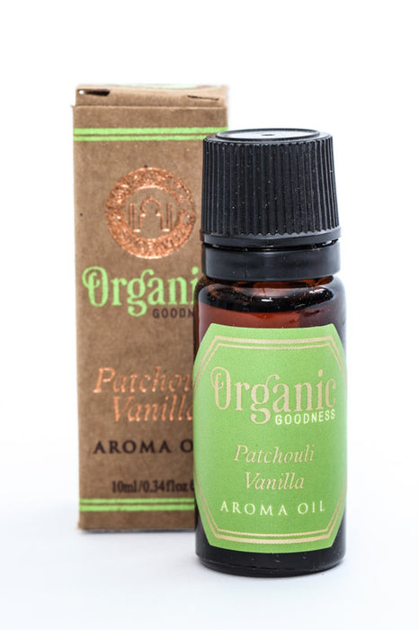 Aroma Oil Organic Patchouli Vanilla, 10ml